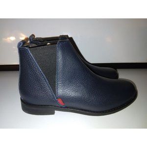 Marc Joseph Navy boot leather Kids size 12 New in Box shoe